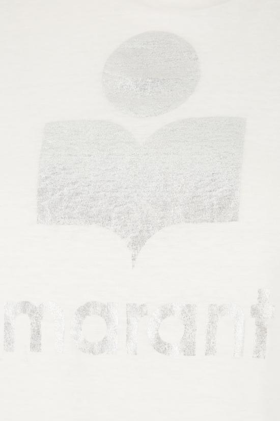 25SS 이자벨마랑에뚜왈 반팔 티셔츠 24PTS0001FBA1N10E 20WH - ISABEL MARANT ETOILE