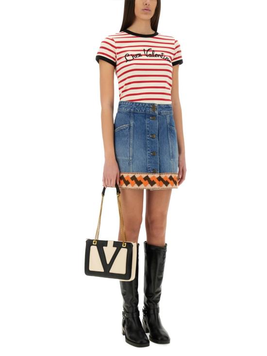  발렌티노 가라바니 반팔 티셔츠 6B3MG24P961 AS0 RED - VALENTINO GARAVANI