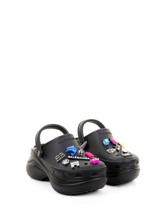  발렌시아가 x 크록스 지비츠 샌들 720762 W0FOW1000 BLACK - BALENCIAGA