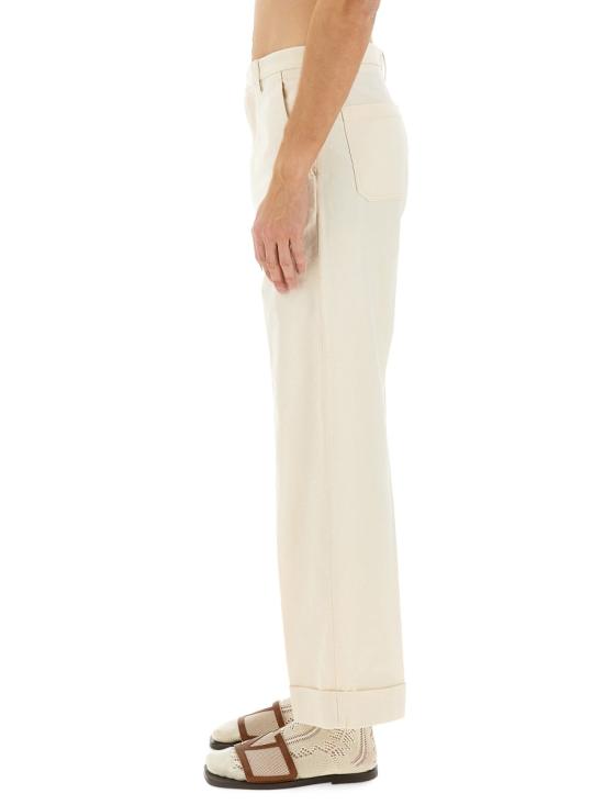  발렌티노 가라바니 스트레이트 팬츠 6V3DD03QAP1 05X IVORY - VALENTINO GARAVANI