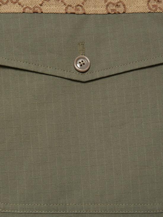  구찌 코튼 카고 트라우저 751436 ZANW63550 GREEN - GUCCI