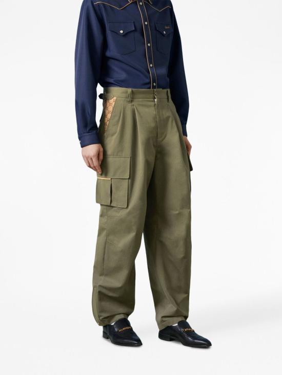  구찌 코튼 카고 트라우저 751436 ZANW63550 GREEN - GUCCI