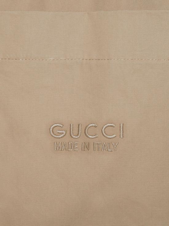  구찌 헤비 코튼 포플린 트라우저 762088 ZAOSO1505 BROWN - GUCCI