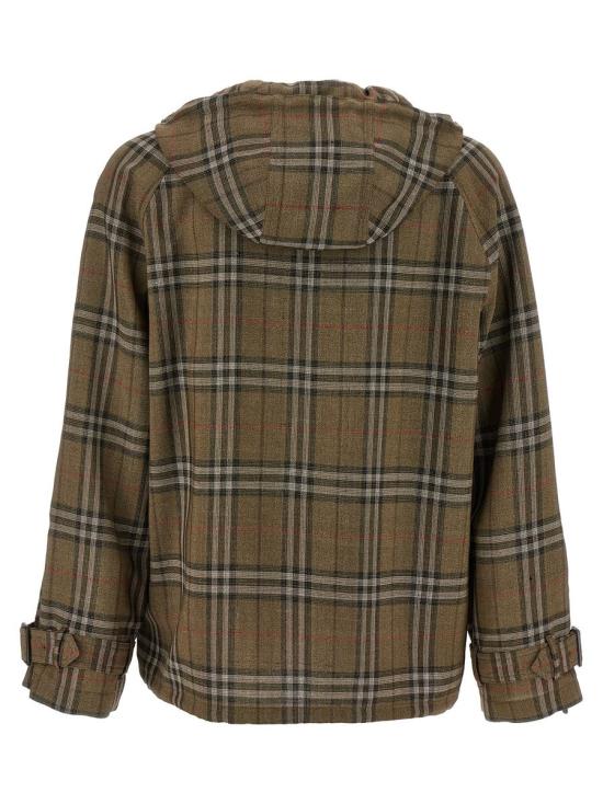 25SS 버버리 후드 티셔츠 8108324BRUSHIPCHECK MULTICOLOR - BURBERRY