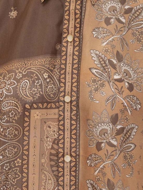 25FW 짐머만 블라우스 4588TSS252 CHCBAN BROWN - ZIMMERMANN