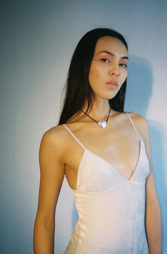  베이스레인지 바디수트 티셔츠 웨이브 미시시피 바디수트 웨이브 그레이/실버 - BASERANGE