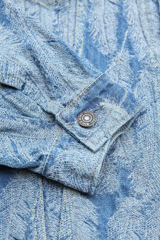  캐피탈 데님 자켓 Kapital 12oz 맥파이 데님 3차 재킷 탠 - KAPITAL