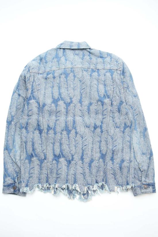  캐피탈 데님 자켓 Kapital 12oz 맥파이 데님 3차 재킷 탠 - KAPITAL