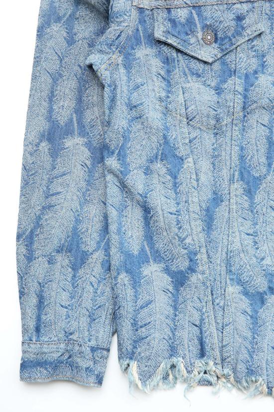  캐피탈 데님 자켓 Kapital 12oz 맥파이 데님 3차 재킷 탠 - KAPITAL