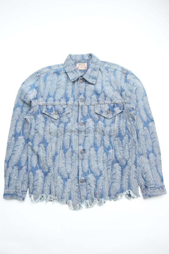  캐피탈 데님 자켓 Kapital 12oz 맥파이 데님 3차 재킷 탠