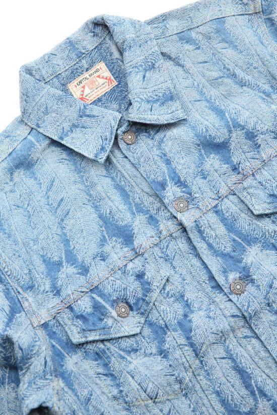  캐피탈 데님 자켓 Kapital 12oz 맥파이 데님 3차 재킷 탠 - KAPITAL