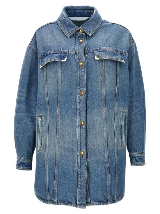  팜앤젤스 데님 자켓 PWYD021S24DEN00140404040 Light Blue