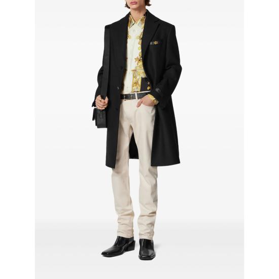 25FW 베르사체 긴팔 셔츠 1A14567 1019438 5W800 GOLD NEUTRALS - VERSACE