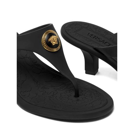 25FW 베르사체 뮬/슬리퍼 1A10983 1020961 1B00V BLACK GOLD - VERSACE