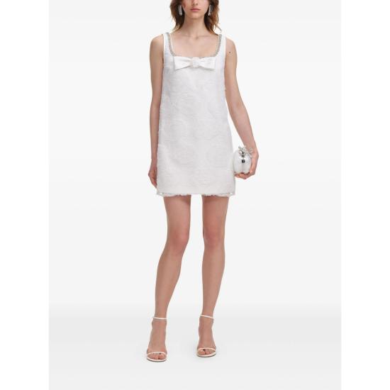 25FW 셀프 포트레이트 숏 원피스 PF25 036S W WHITE - SELF PORTRAIT