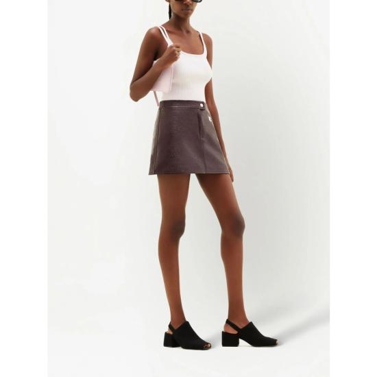 25FW 쿠레쥬 숏 스커트 PERCJU001VY 0014 4010 RED - COURREGES