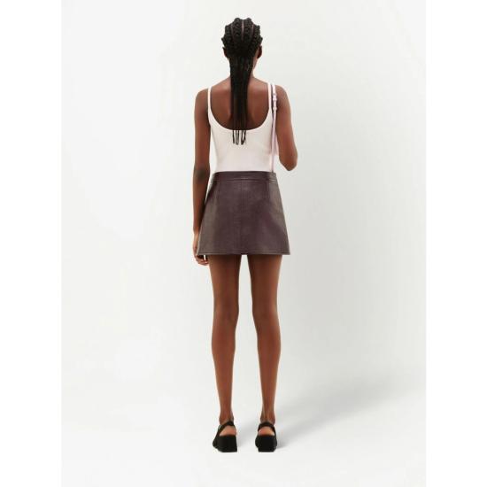 25FW 쿠레쥬 숏 스커트 PERCJU001VY 0014 4010 RED - COURREGES