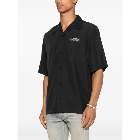25FW 아미리 폴로 티셔츠 AMSTCA1148 BLACK - AMIRI