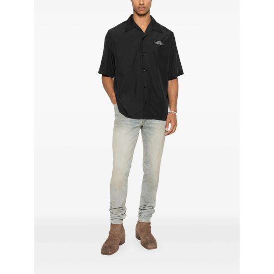 25FW 아미리 폴로 티셔츠 AMSTCA1148 BLACK - AMIRI