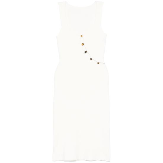 25FW 서 더 레이블 숏 원피스 SIR225 7044 IVORY WHITE