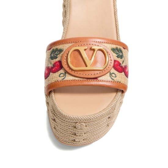 25SS 발렌티노 가라바니 샌들 6W0S0LY9CEC 32H NEUTRALS BROWN - VALENTINO GARAVANI