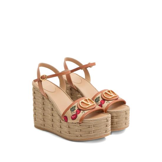 25SS 발렌티노 가라바니 샌들 6W0S0LY9CEC 32H NEUTRALS BROWN - VALENTINO GARAVANI