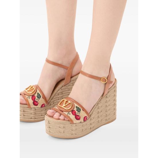 25SS 발렌티노 가라바니 샌들 6W0S0LY9CEC 32H NEUTRALS BROWN - VALENTINO GARAVANI