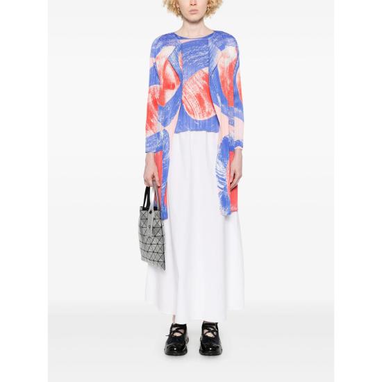 25SS 플리츠플리즈 코트 PP56JA684 24 BLUE RED - PLEATS PLEASE