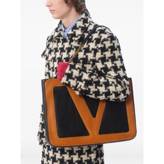 25SS 발렌티노 가라바니 클러치/파우치 6Y2B0D31ELH RFA BLACK BROWN - VALENTINO GARAVANI