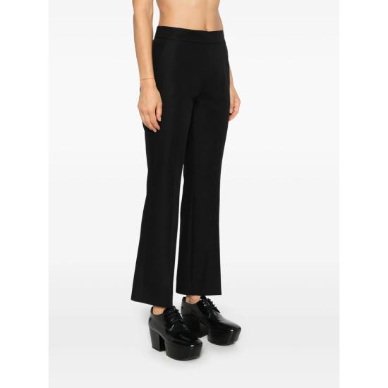 24FW 구찌 사이드 로고 자수 울 모헤어 팬츠 800108 ZARRR 1000 BLACK - GUCCI