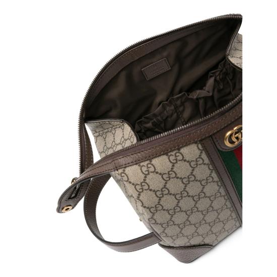 24FW 구찌 사보이 코스메틱 케이스 에보니 GG 슈프림 캔버스 739391 96IWT 8745 NEUTRALS - GUCCI
