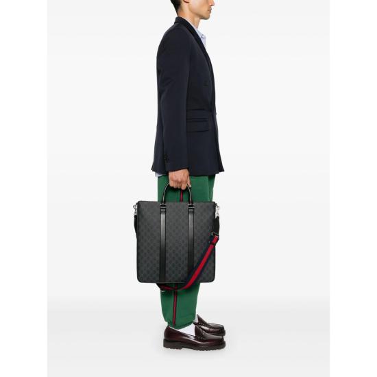  구찌 GG 수프림 캔버스 라지 토트백 794918 FADJA 1042 BLACK - GUCCI