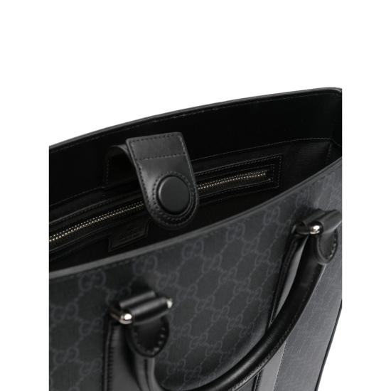  구찌 GG 수프림 캔버스 라지 토트백 794918 FADJA 1042 BLACK - GUCCI