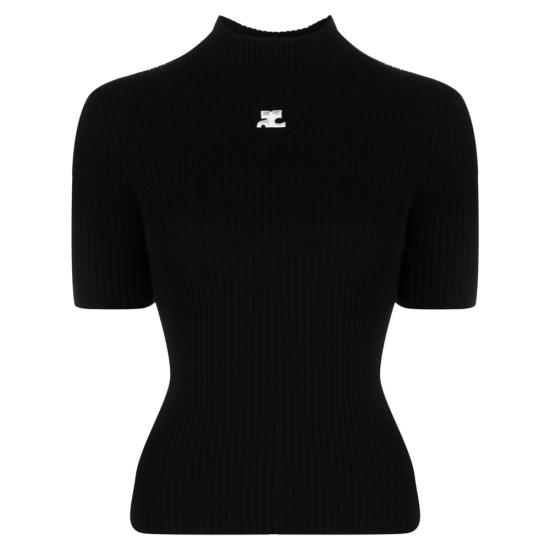 25FW 쿠레쥬 터틀넥 PERMPU026FI 0001 9999 BLACK