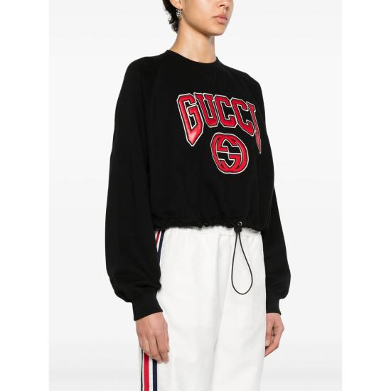  구찌 긴팔 티셔츠 760366 XJF0W 1043 BLACK - GUCCI