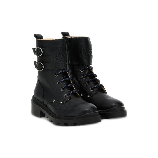  [키즈] 구찌 미들 부츠 749245 BXO00 1000 BLACK