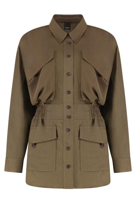 25SS 핑코 블라우스 105017A2I9 S1C GREEN