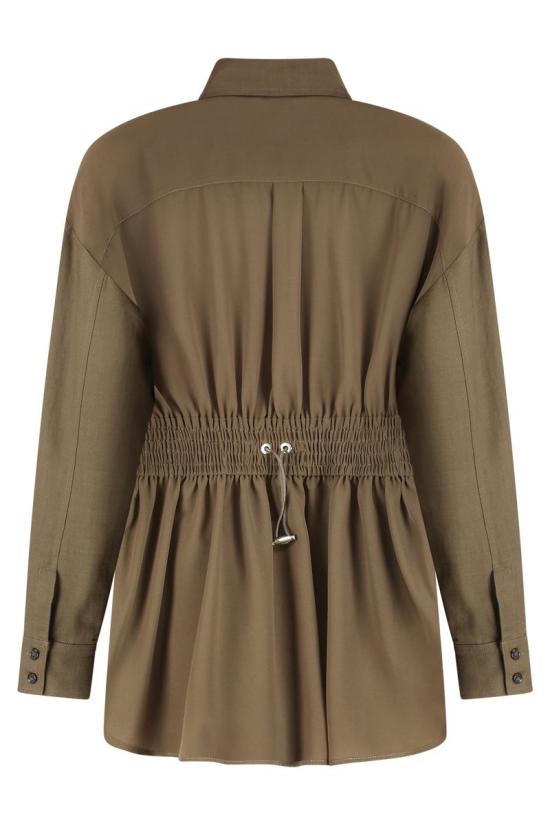 25SS 핑코 블라우스 105017A2I9 S1C GREEN - PINKO