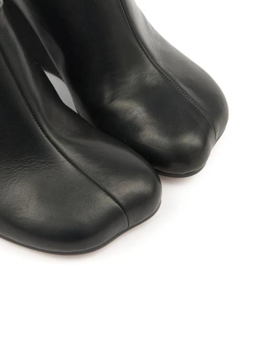 25FW MM6 메종마르지엘라 어시메트릭 토 레더 뮬  S66WX0066P5000 T8013 AB023945 - MM6 MAISON MARGIELA