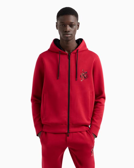 25SS 엠포리오 아르마니 긴팔 티셔츠 EM001699 AF10013 U5078 Rio red - EMPORIO ARMANI