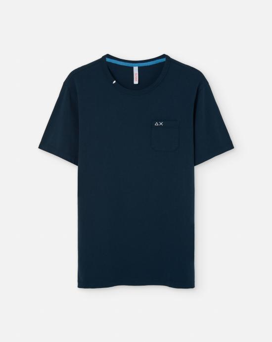 25SS 썬 68 반팔 티셔츠 T35101 07 Blue