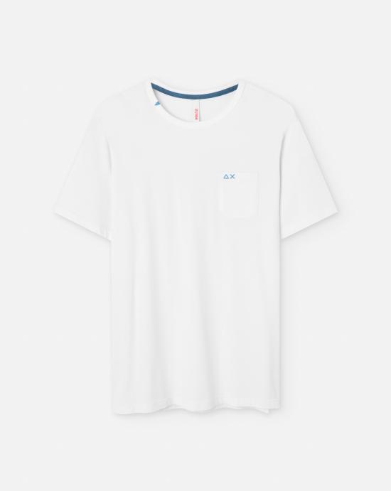 25SS 썬 68 반팔 티셔츠 T35101 White