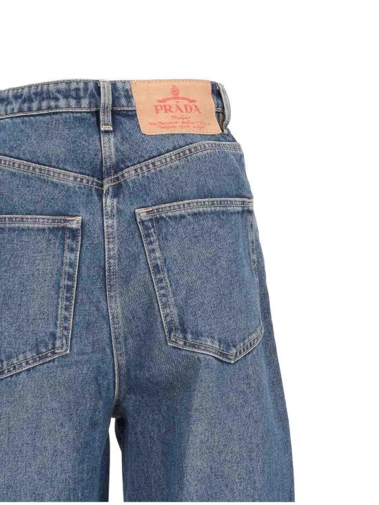  프라다 스트레이트 팬츠 GFP519SOOO12OYF0008 Blue - PRADA