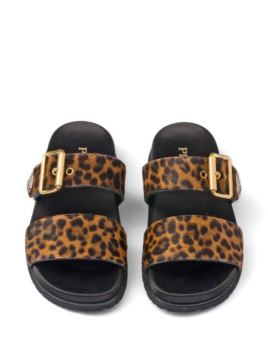 25SS 프라다 프린티드 레더 슬라이드 1XX715FD010XRYF0151 - PRADA