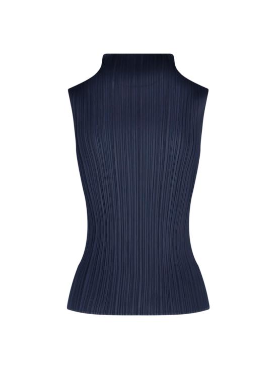 25SS 플리츠플리즈 민소매 티셔츠 PP56JK402 75 Blue - PLEATS PLEASE