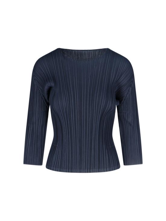 25SS 플리츠플리즈 긴팔 티셔츠 PP56JK281 14 Blue