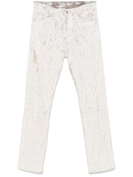 25SS 릭 오웬스 스트레이트 팬츠 RR01E5308 SMMC11 White