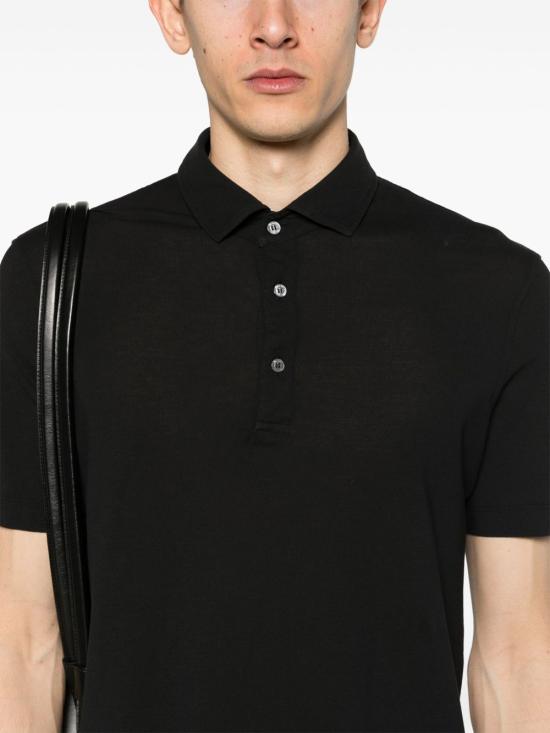 25SS 드루모어 폴로 티셔츠 DTJ202B 690 Black - DRUMOHR