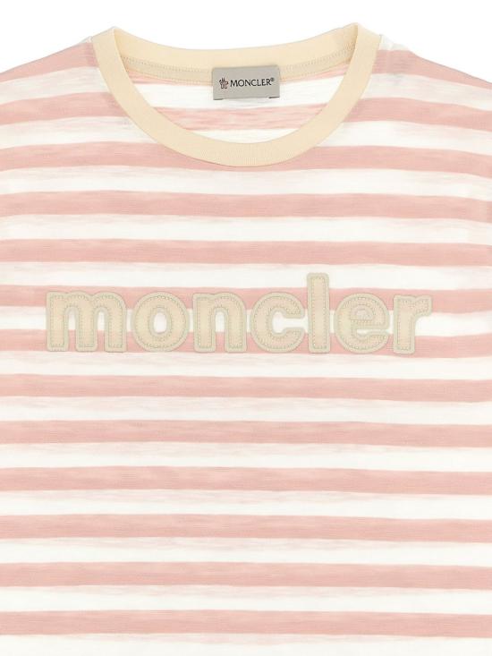 25SS [키즈] 몽클레어 티셔츠 K19548C00022 89AWNF05 Pink - MONCLER