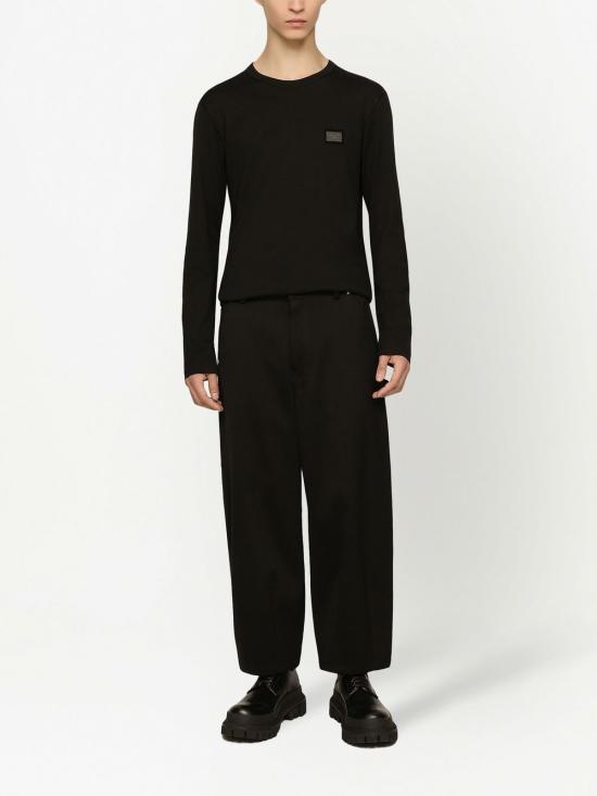25FW 돌체앤가바나 긴팔 티셔츠 G8PV0T G7F2IN0000 Black - DOLCE & GABBANA